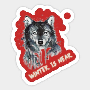 summer wolf Sticker